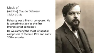 Music of Achille Claude Debussy - French Impressionist Composer