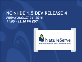 NC.NHDE 1.5 Dev Release 4 Agenda and Payment Module Milestones