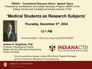 Ethical Considerations in Medical Student Research Participation
