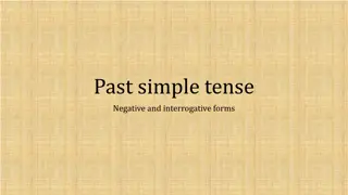 Mastering Past Simple Tense: Forms and Examples