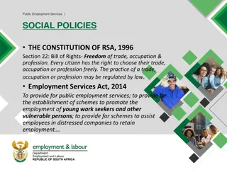 Public Employment Services: Opportunities for Education, Capabilities, and Social Justice