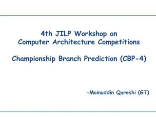 JILP Computer Architecture Workshop: Branch Prediction Championship Results