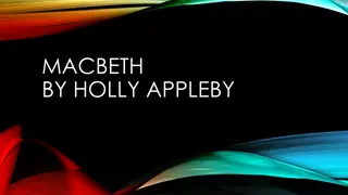 Macbeth by Holly Appleby: A Unique Spin on the Classic Tale