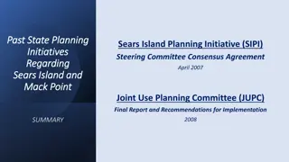 State Planning Initiatives for Sears Island and Mack Point