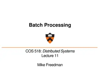 Distributed Systems Architecture in Big Data Processing