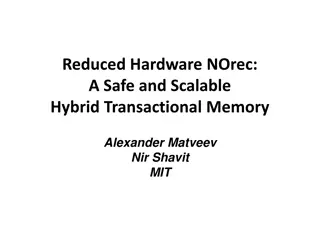 Scalable Hybrid Transactional Memory Solutions