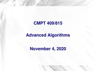 Advanced Algorithms - k-Min-Cut Algorithm and Theorems