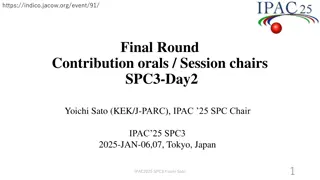 Optimizing Contribution Orals Selection Process for IPAC 2025