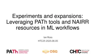 Leveraging PATh Tools for ML Experiments and Expansions