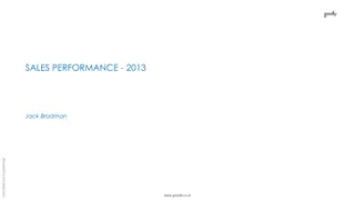 Sales Performance and Human Resources Insights 2013