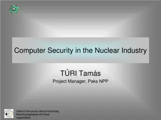 Nuclear Industry Computer Security and Global Power Overview