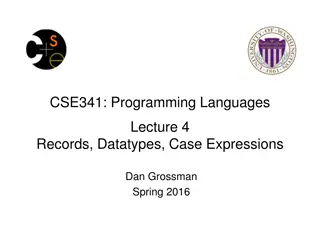 Understanding Type Building Blocks in Programming Languages