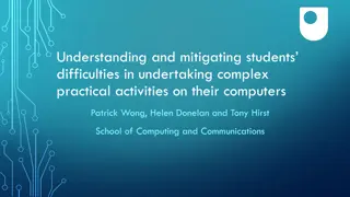 Understanding and Mitigating Students' Challenges in Computer-Based Practical Activities