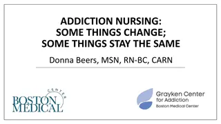 Evolution of Addiction Nursing Practice