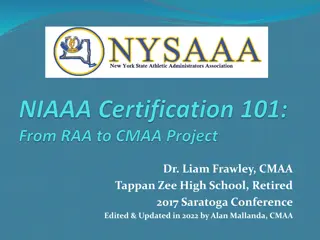Benefits of NIAAA Certification for Athletic Administrators