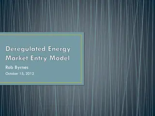 Energy Market Entry Model Analysis by Rob Byrnes