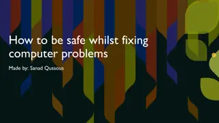 Computer Repair Safety Tips: Stay Secure While Fixing Issues