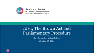 Understanding the Brown Act and Its Application in Academic Settings