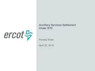 ERCOT Ancillary Services Settlement Process Overview