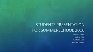 Exploring Children's Development Through Mindfulness and Body Percussion at Summer School 2016