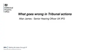Common Mistakes in Tribunal Actions by Senior Hearing Officer at UK IPO