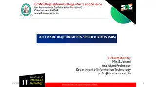 Benefits of Developing a Software Requirements Specification (SRS) Document