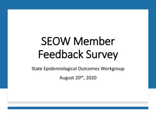 Focus Areas for SEOW: Health Disparities, Opioid Use, COVID-19 Impacts, Legalization, Emerging Trends
