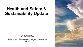 Safety, Sustainability, and Hygiene Updates June 2023