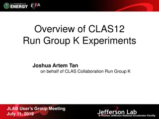 CLAS12 Run Group K Experiments Overview