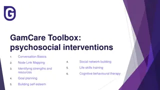 Effective Tools and Strategies for Psychosocial Interventions in Problem Gambling Support