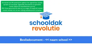 Beslisdocument voor Zonnestroom Systeem bij Schoolnaam