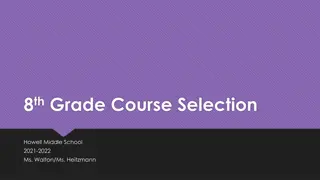 Middle School Electives and Extracurriculars at Howell Middle School