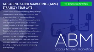 Comprehensive Account-Based Marketing (ABM) Strategy Blueprint for Targeting Top-Tier Accounts