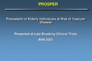 PROSPER Trial: Pravastatin Benefit in Elderly Vascular Disease Patients