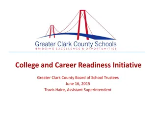 Innovative Education Initiatives at Greater Clark County Schools