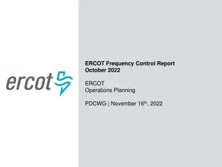ERCOT Frequency Control Report October 2022 Highlights