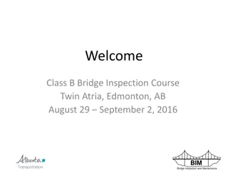Bridge Inspection Course in Edmonton, AB with BIM Training