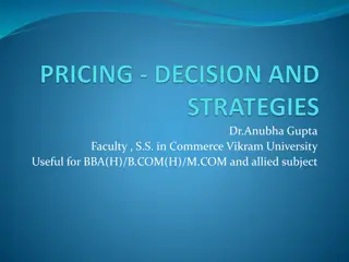 Understanding the Concept and Importance of Pricing in Marketing