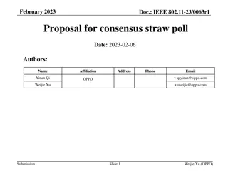 Proposal for IEEE 802.11-23/0063r1 Straw Poll on AMP Devices in WLAN