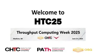 Thriving Throughput Computing Community at HTC25 Conference