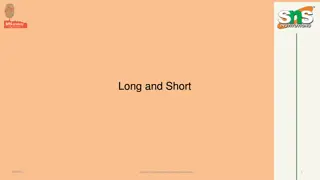 Understanding Long and Short in Math