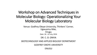 Advanced Techniques in Molecular Biology Workshop at Godfrey Okoye University