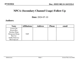 Optimizing Secondary Channel Usage in IEEE 802.11 Networks
