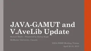 Developing Java-Based Software for Evaluating Gamma-Ray Data