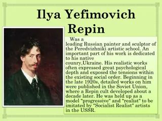 Ilya Yefimovich Repin: Leading Russian Painter and Sculptor