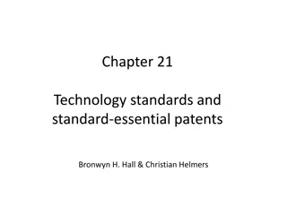 Technology Standards and Standard-Essential Patents Overview