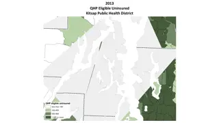 Health District Eligible Uninsured Data Kitsap Public 2013-2015