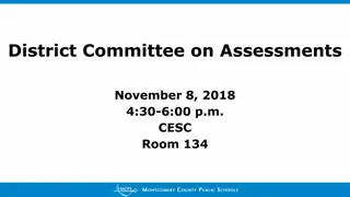 Ensuring Effective Assessment Practices: Committee Meeting Overview