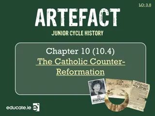 Catholic Counter-Reformation: Tactics and Impact