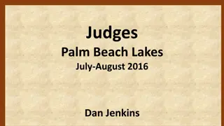 Exploring the Judges of Israel - Stories of Faith and Obedience